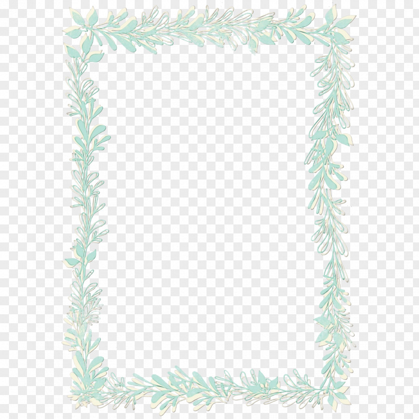 Rectangle Green Watercolor Drawing PNG