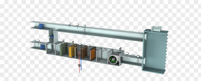 Relief Building Air Handler HVAC 3D Computer Graphics PNG