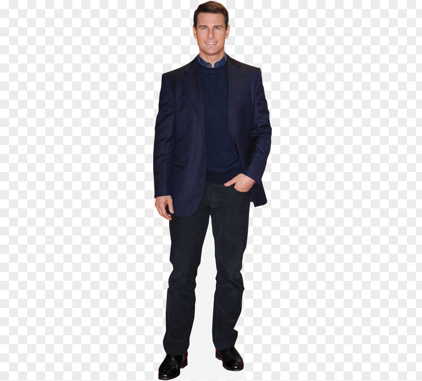 Tom Cruise Double-breasted Suit Navy Blue Single-breasted Made To Measure PNG