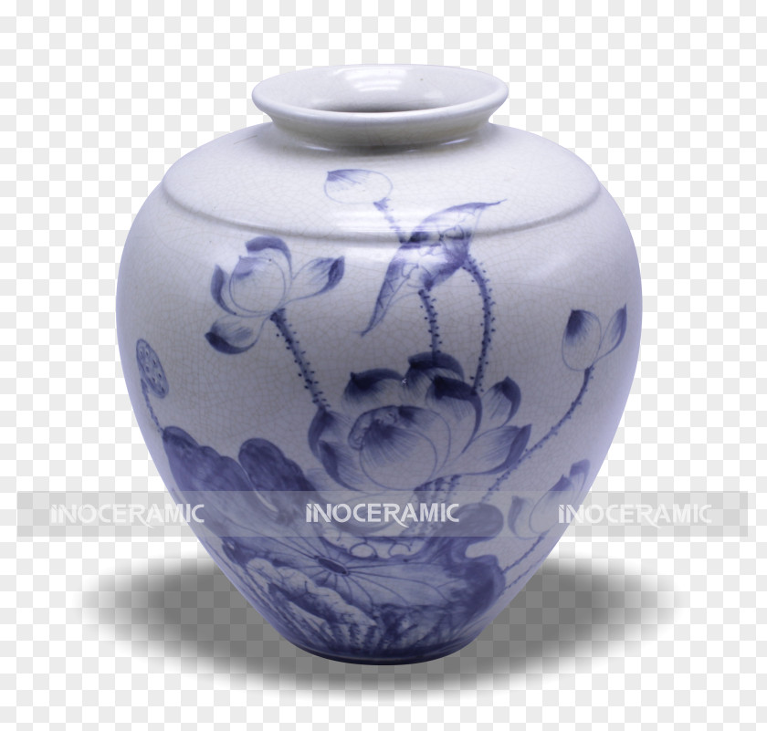 Vase Bát Tràng Porcelain Ceramic Làng Nghề Việt Nam PNG