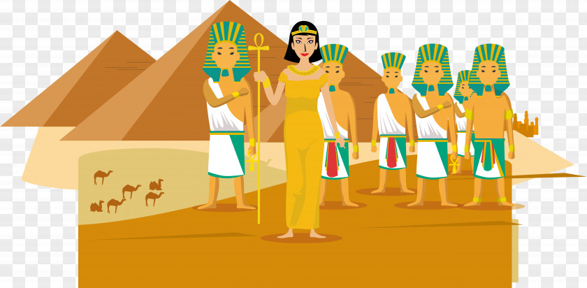 Welcome To The Distant Guest Vector Ancient Egypt Pharaoh Illustration PNG