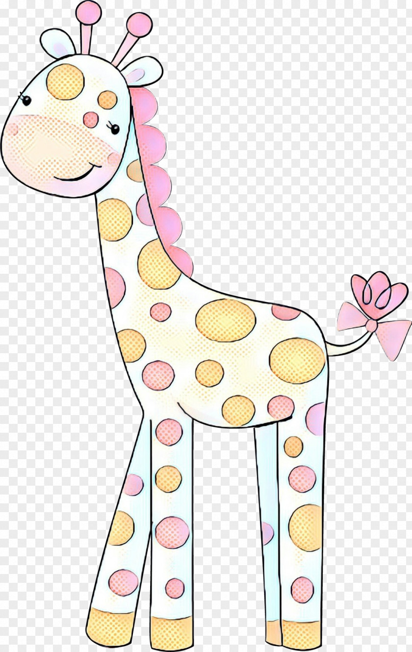 Giraffe Clip Art Pattern Neck Pink M PNG