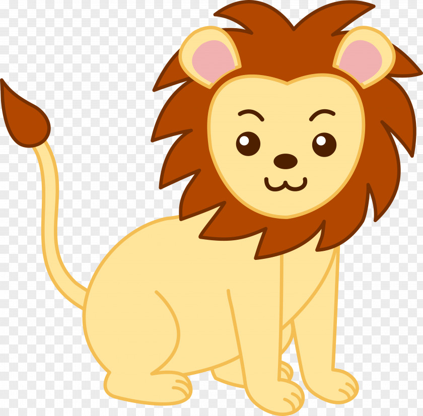 Lion's Clipart Baby Jungle Animals Lion Clip Art PNG