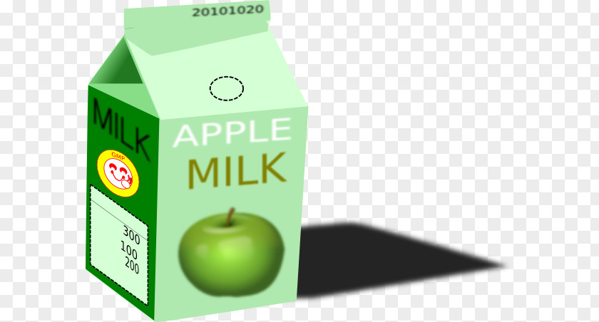 Apple Milk Carton Kids Breakfast Cereal Clip Art PNG