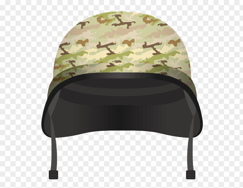 Helmet Hat Military Camouflage Vector Graphics Cap PNG
