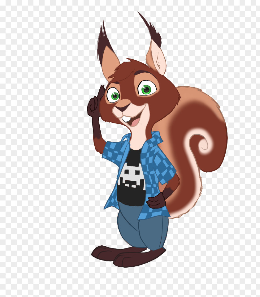 Squirrel Art Red Clip PNG