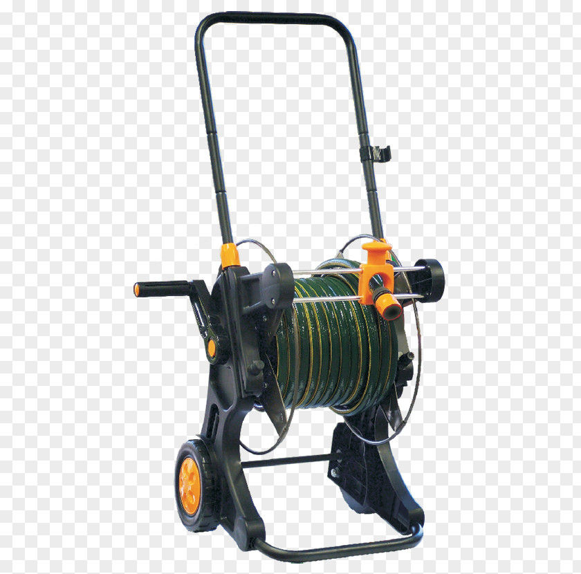 Strong Wind Hose Reel Metal Tool Garden PNG