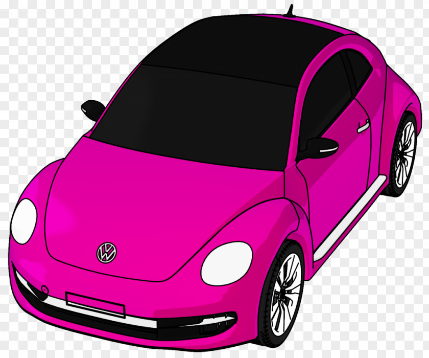 Volkswagen New Beetle Group Car PNG