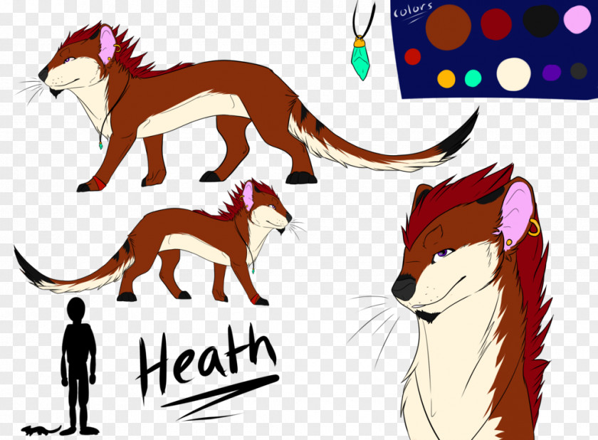 Heath Red Fox Character Wildlife Clip Art PNG