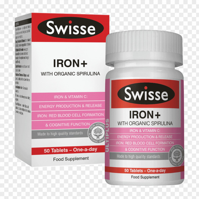 Iron Product Dietary Supplement Swisse Tablet Multivitamin PNG