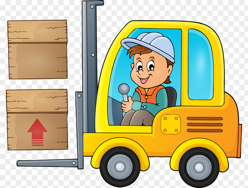Little Boy Driving A Car Forklift Operator Norma Regulamentadora Cargo Illustration PNG