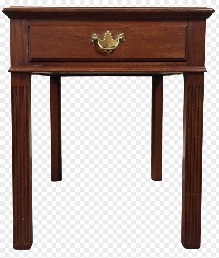 Table Bedside Tables Folding Drawer Wood PNG