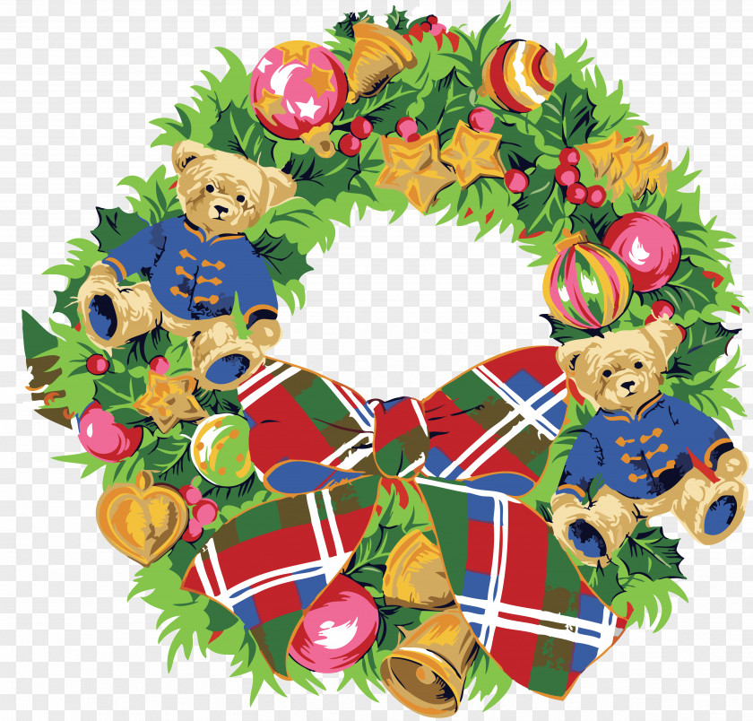 Wreaths Christmas Ornament Wreath Decoration Tree PNG