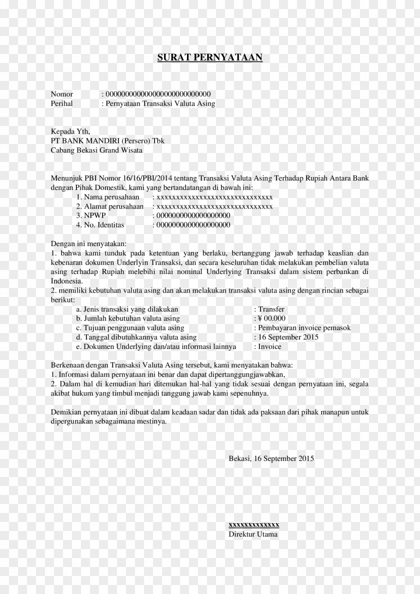 Document Cover Letter Wajib Pajak Company PNG