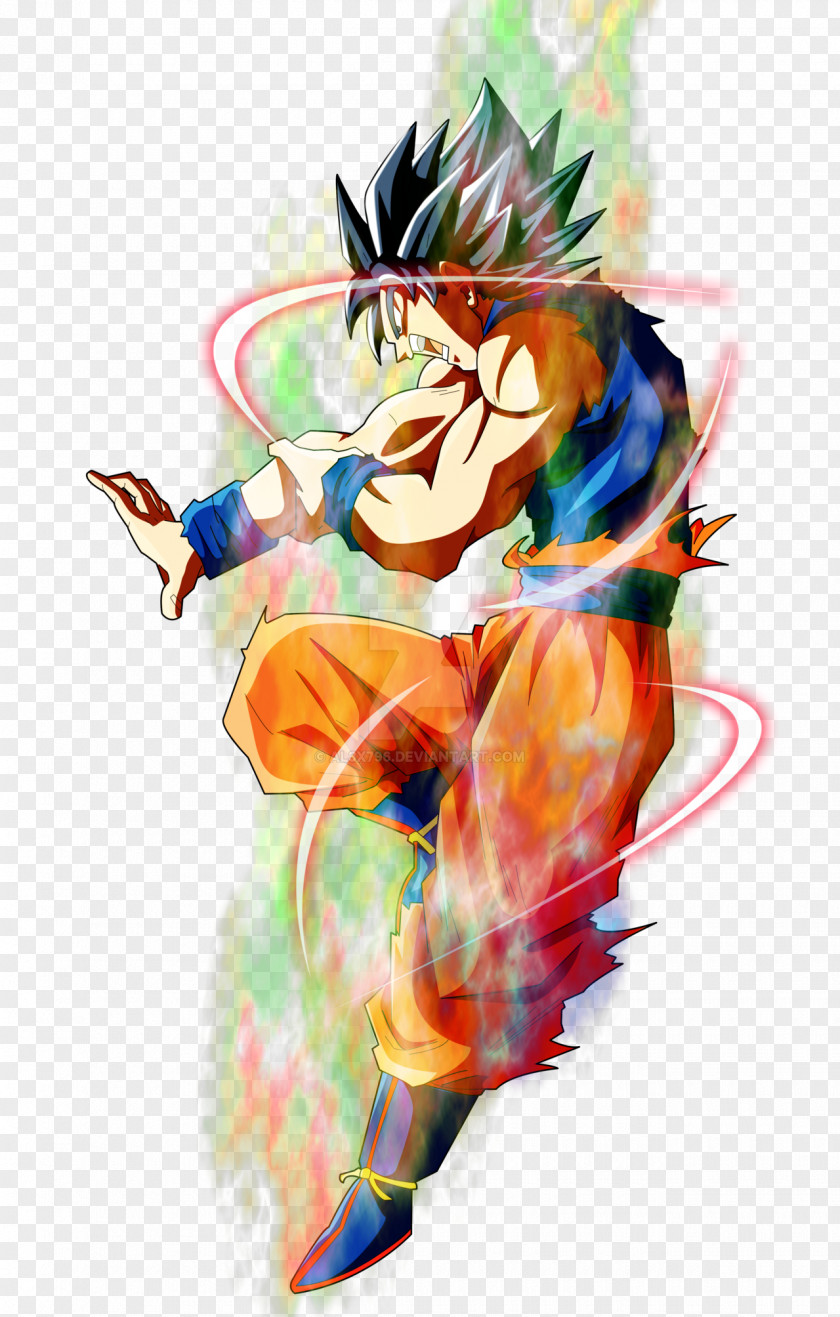 Form Goku Vegeta Super Saiya Art PNG