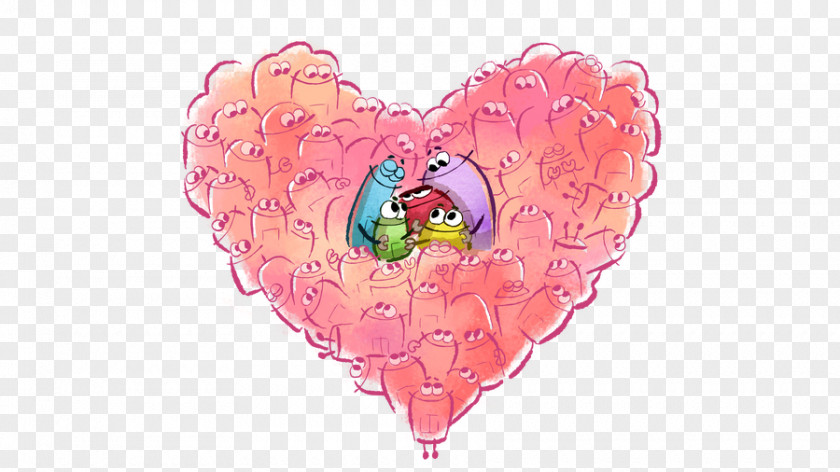 Heart Balloon Pink M M-095 PNG