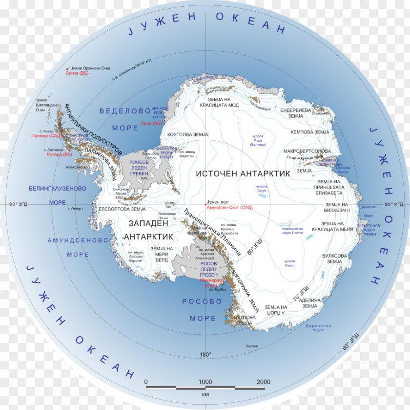 Map Antarctic Circle South Pole Ross Embayment PNG