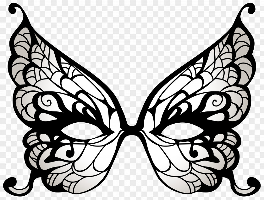 Black Carnival Cliparts Batman Butterfly Masquerade Ball Mask Clip Art PNG