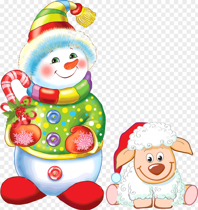 Christmas Snowman Ded Moroz Snegurochka Verse New Year Child PNG