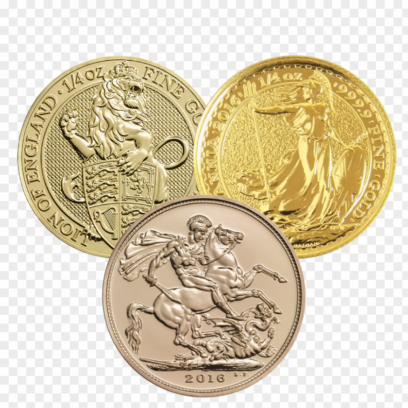 Coin Collecting Royal Mint The Queen's Beasts Bullion Gold PNG