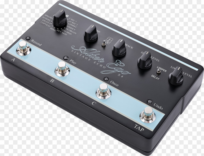 Electric Guitar Effects Processors & Pedals Delay TC Electronic Alter Ego X4 Vintage Echo PNG