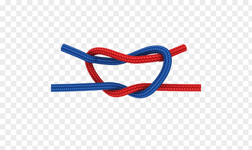 Rope Knot Electric Blue PNG