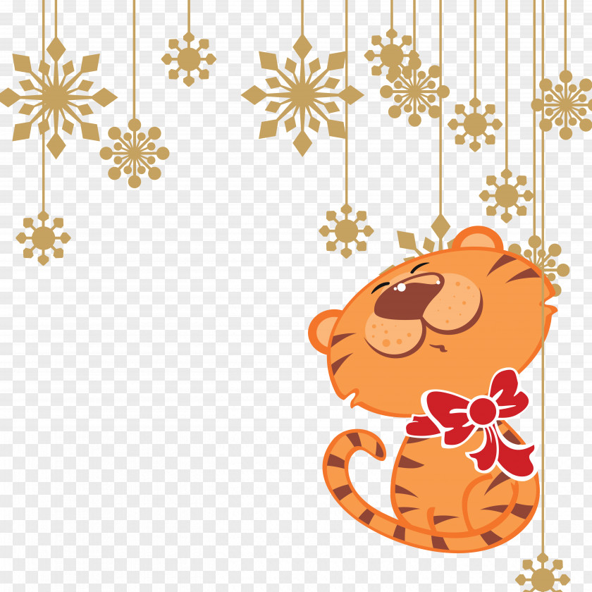 Snowflake Christmas Ornament Cartoon Santa Claus PNG