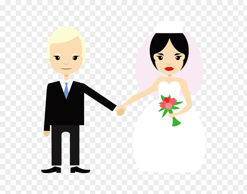 Vector Wedding Marriage Illustration PNG