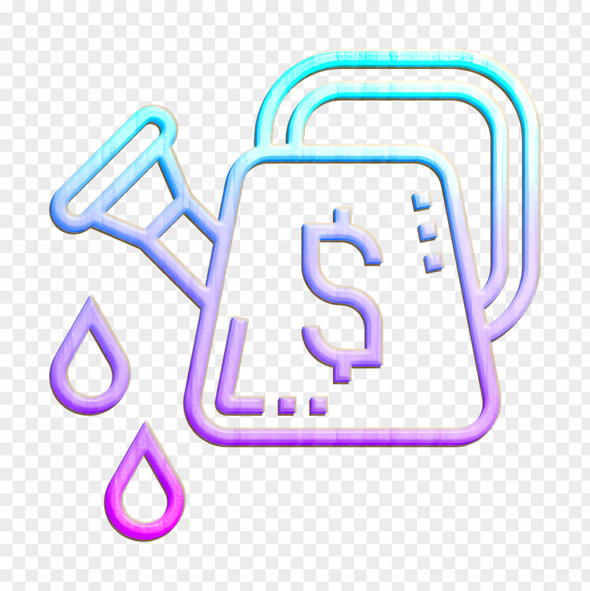 Blockchain Icon Watering Can Business And Finance PNG