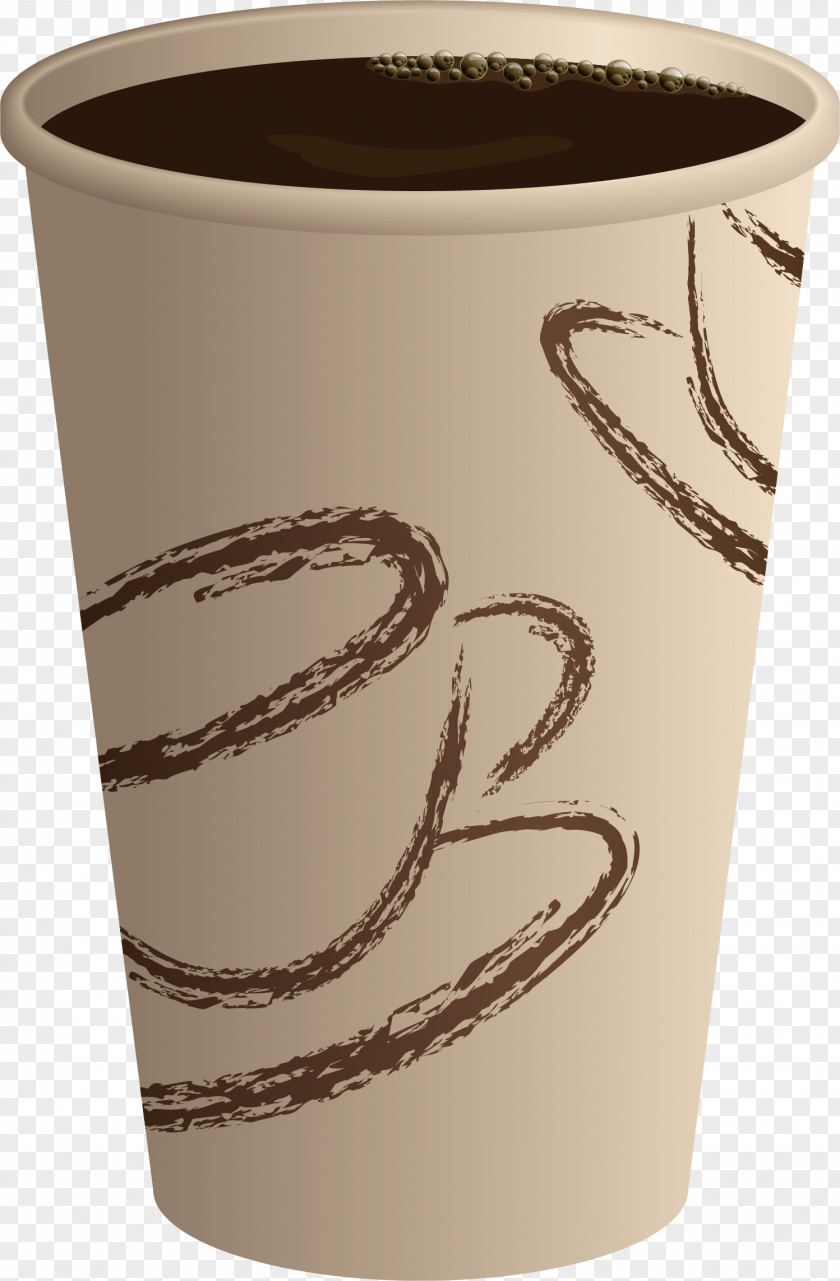 Coffee Vector Element Cup Cafe Drink PNG
