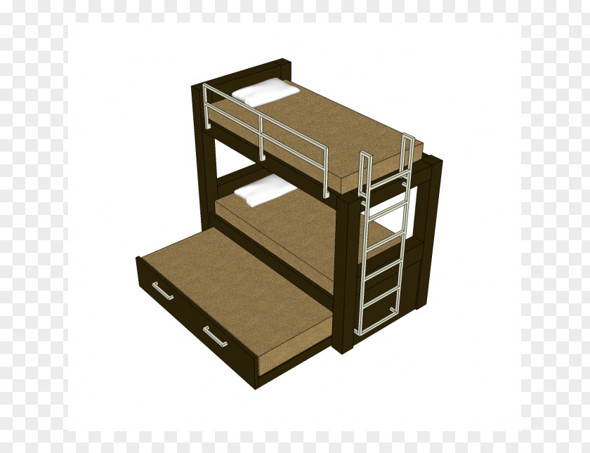 Table Furniture Bunk Bed AutoCAD PNG