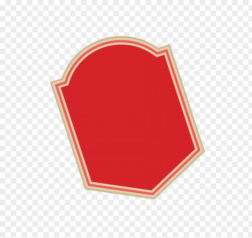 Vector Red Shield Flat Billboard Tag Brand Area Pattern PNG