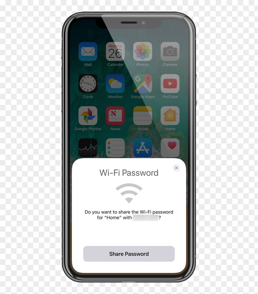 Wifi Password Apple IPhone 8 Plus X 7 6S PNG
