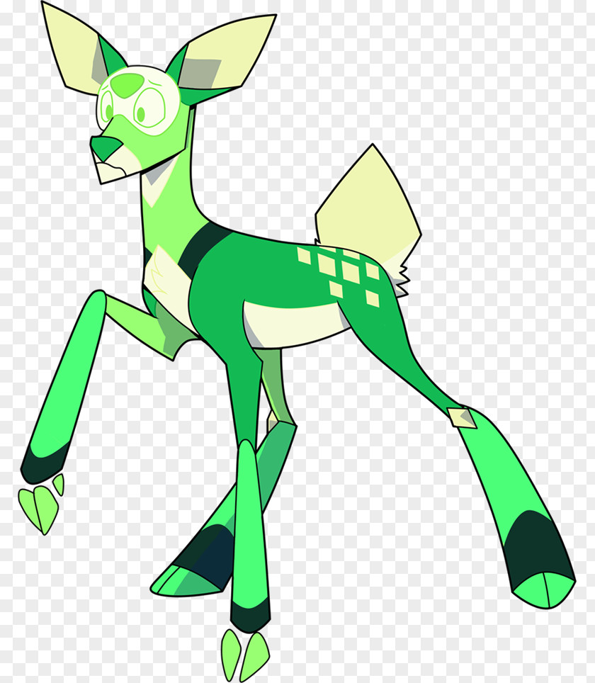 Deer Peridot Peryton Faun Green PNG