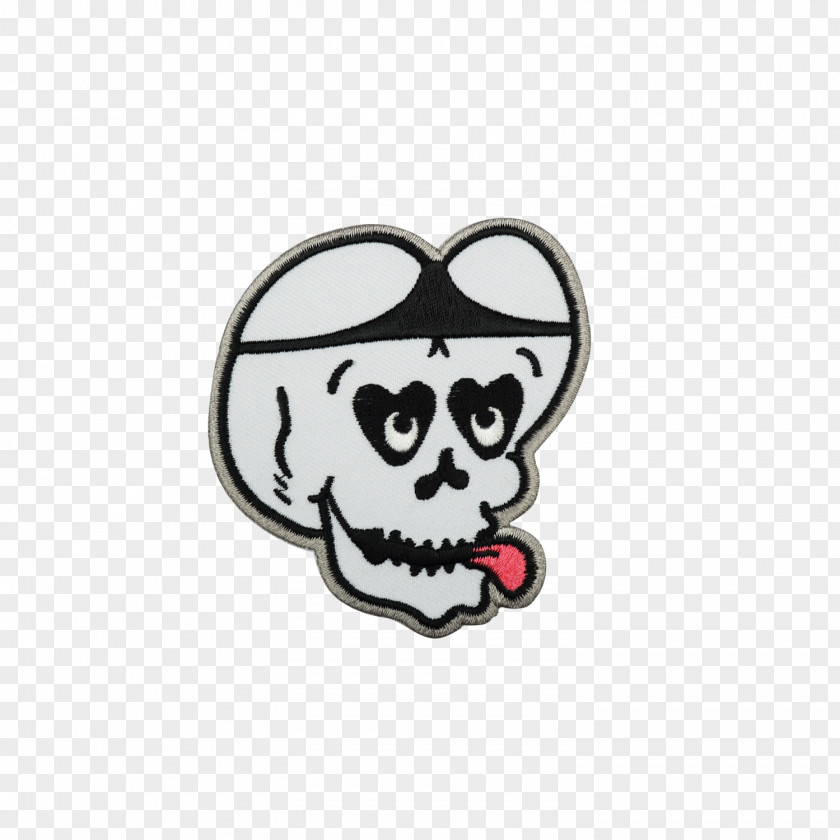Embroidered Patch Embroidery Lapel Pin Bone Skull PNG
