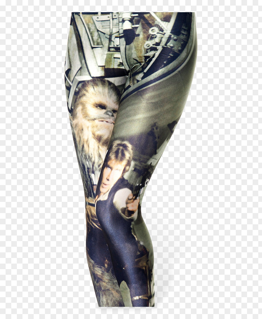 Star Wars Han Solo Leggings Chewbacca Clone Trooper R2-D2 PNG