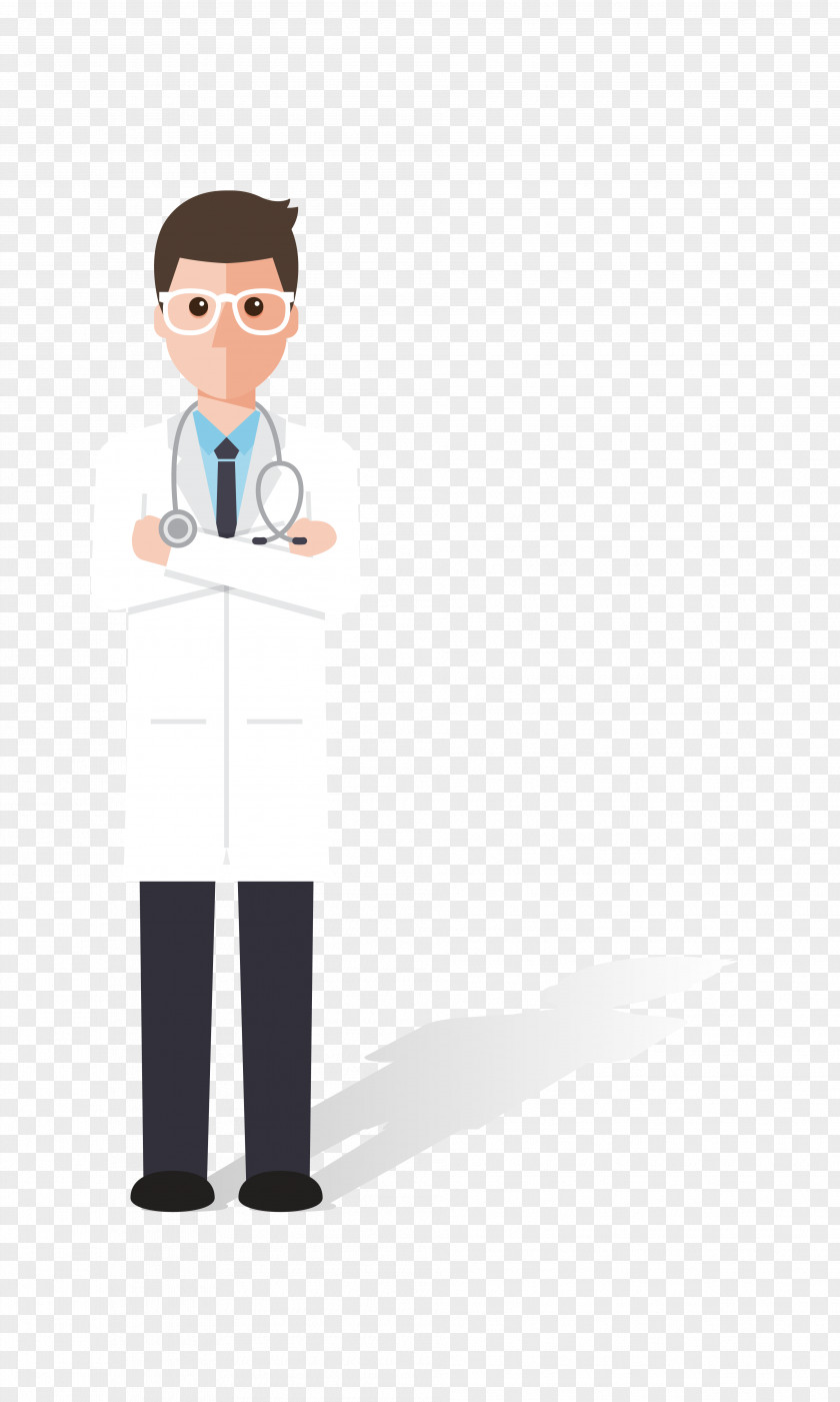 Vector Cartoon Male Doctor Material Physician PNG