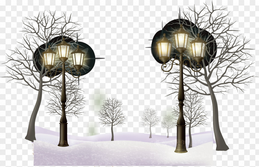 Vector Snow Winter Forest Daxue PNG