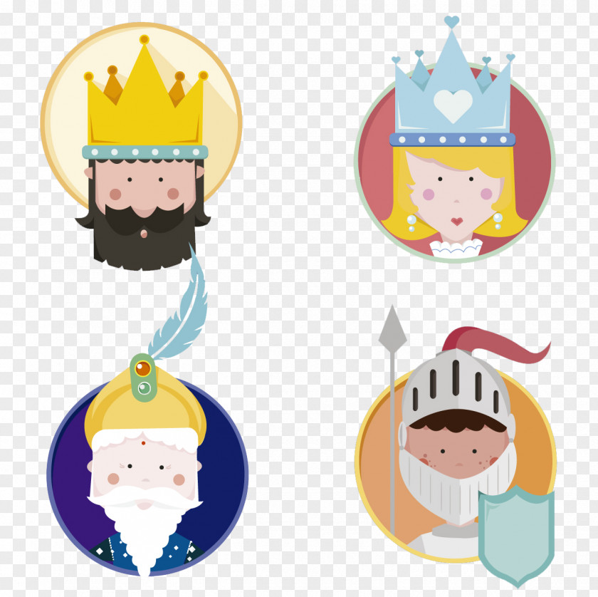 Middle Ages,Vector Avatar Ages Knight Illustration PNG