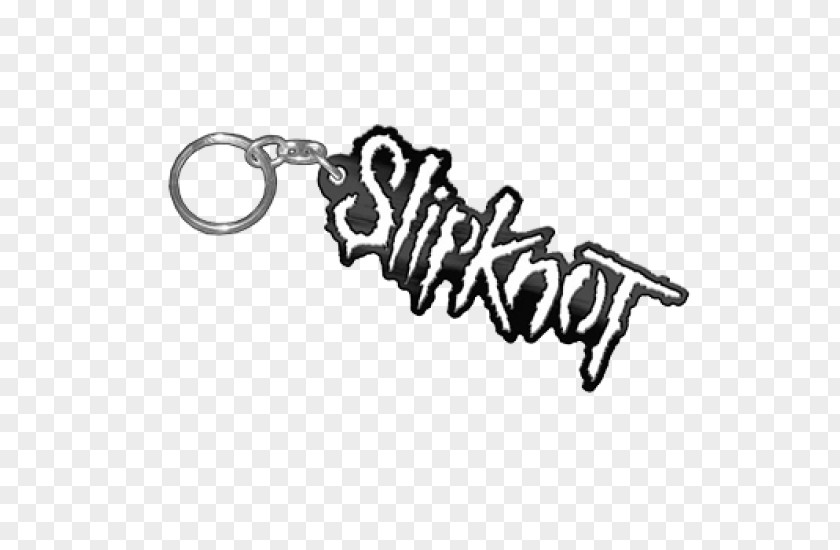 Slipknot Logo Key Chains Ring Black Product PNG