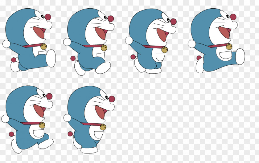 Doraemon The Doraemons Sprite Animation Model Sheet PNG
