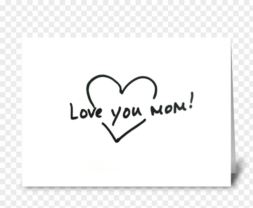 I Love You Mom Logo Brand Font Heart Line PNG