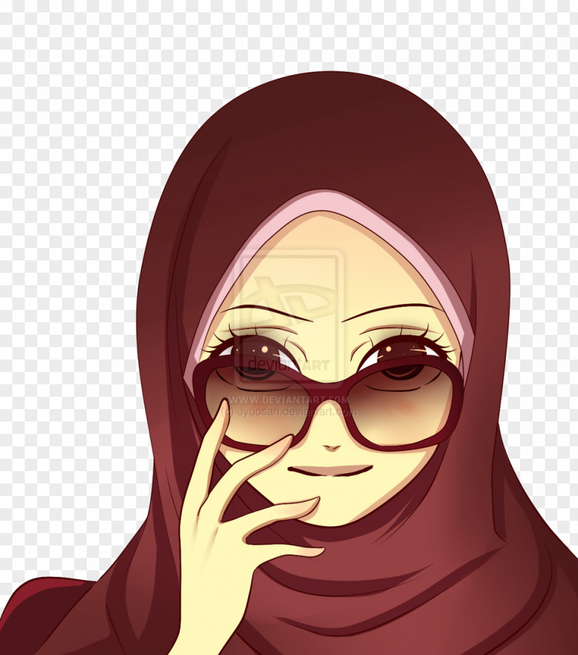 Islam Cartoon Hijab Drawing PNG
