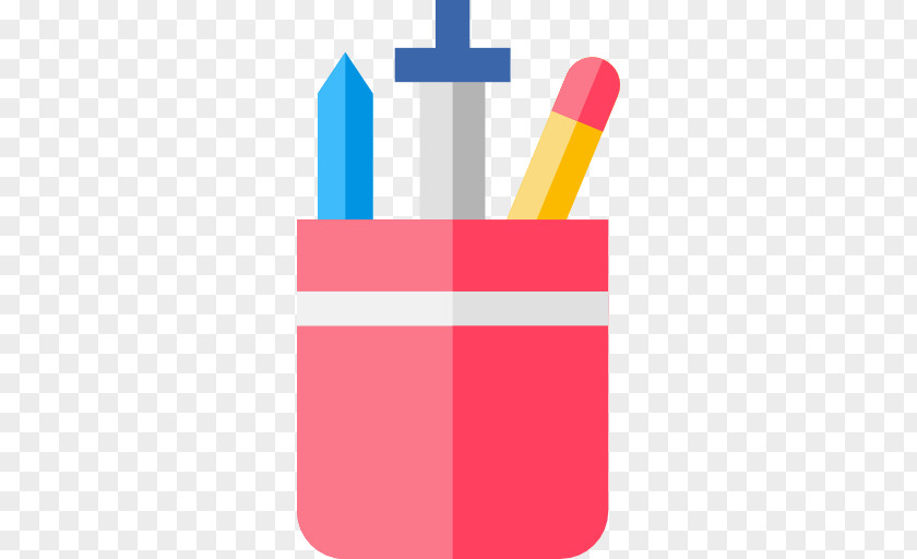 Pencil Box Colored Icon PNG