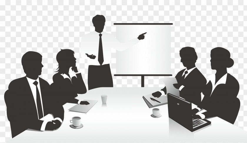 Silhouette Businessperson Company PNG