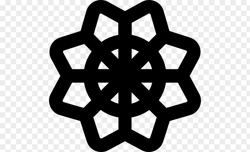 Snowflake Ornaments Shape PNG