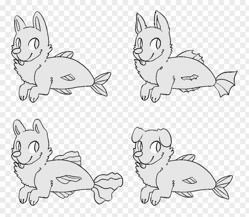 Cat Whiskers Line Art Domestic Rabbit Sketch PNG