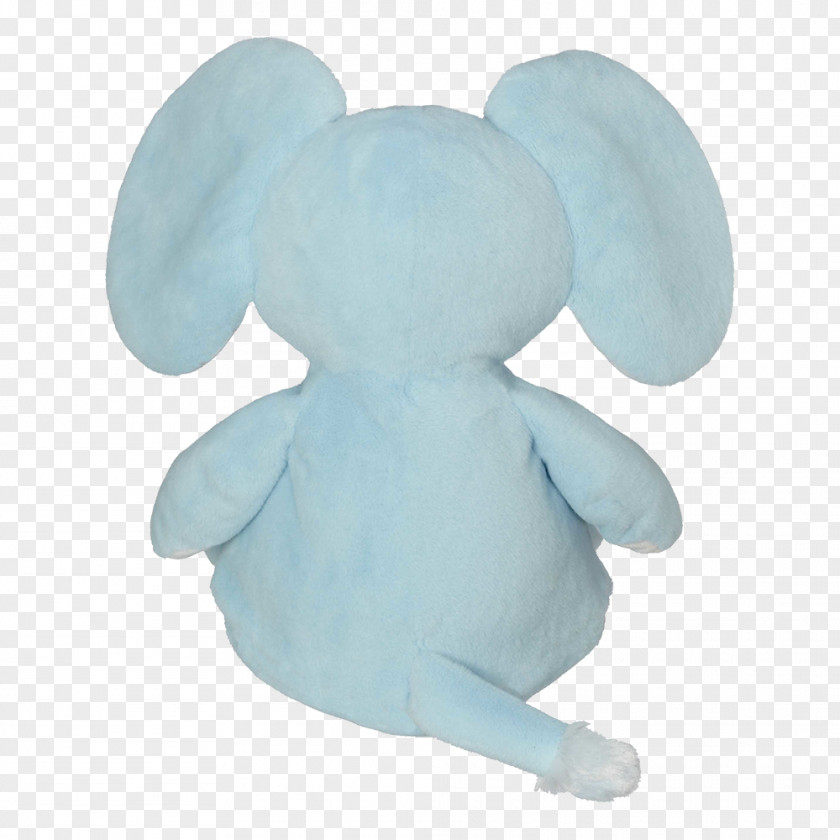 Elephant Water Embroidery Elephantidae Stuffed Animals & Cuddly Toys Turquoise Plush PNG