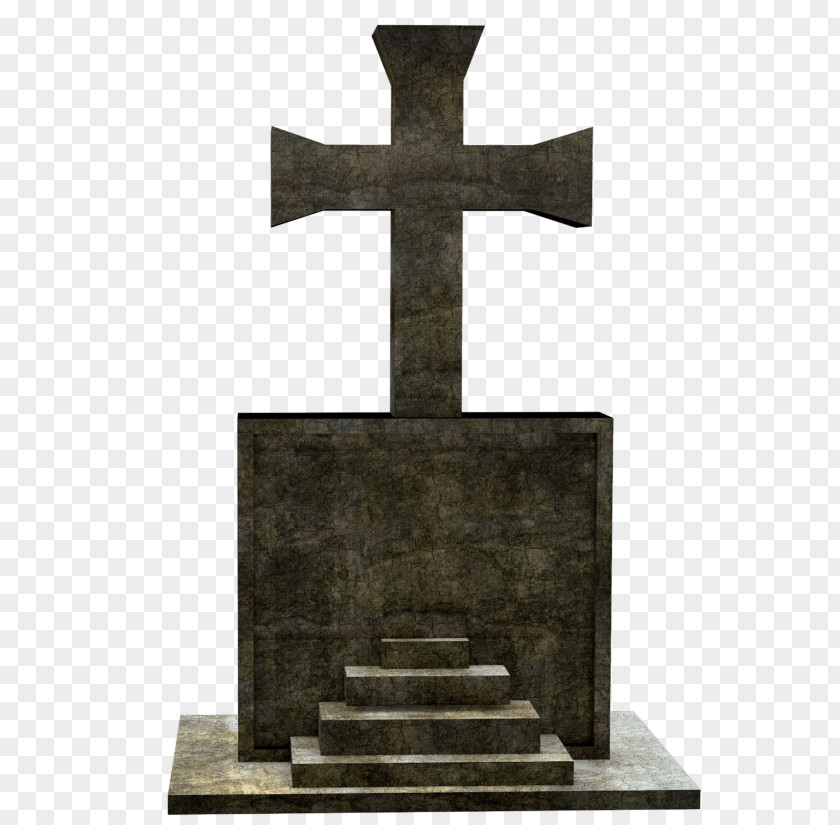 Headstone Cross Grave Memorial Cemetery PNG