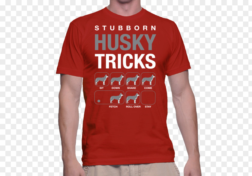 Husky Dog T-shirt Unisex Clothing PNG